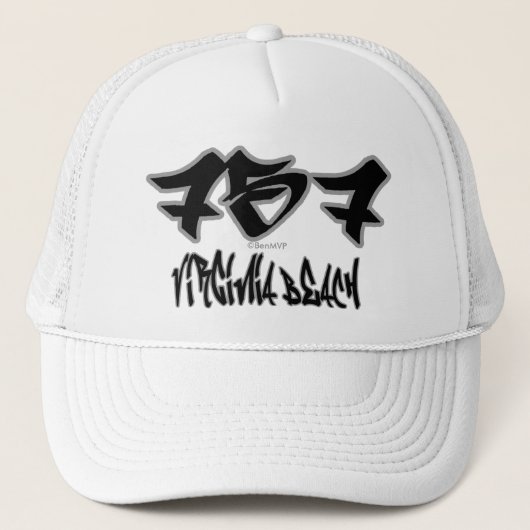 Rep Virginia Beach (757) キャップ (正面)