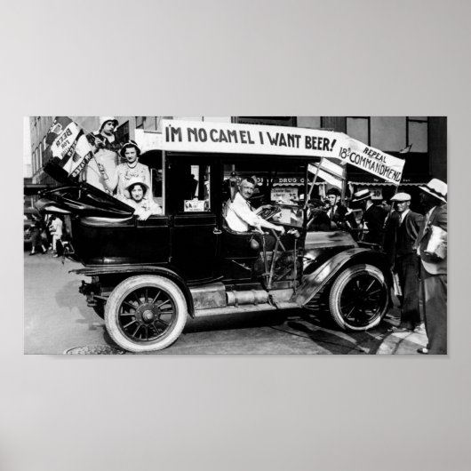 REPEAL PROHIBITION CAMPAIGN - I WANT BEER! ポスター (正面)
