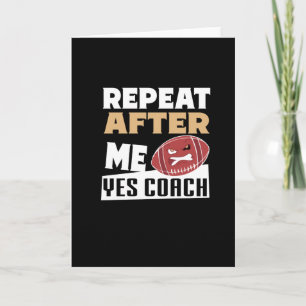 Repeat After MeYesコーチ サッカー好き カード