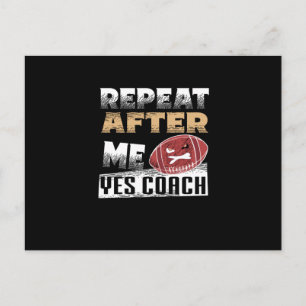 Repeat After MeYesコーチ  サッカー好き ポストカード