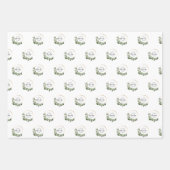 Repeat Businessロゴパターンホリデーリース ラッピングペーパーシート (正面3)