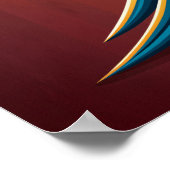 Repeat That Parrot – Funny Cartoon Character Art ポスター (角)