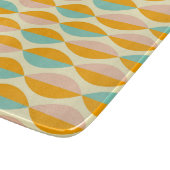 Repeating geometric pattern in beige background カッティングボード (角)