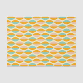 Repeating geometric pattern in beige background 薄葉紙