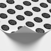 Repeating Logo Business Background Wrapping Paper  ラッピングペーパー (角)