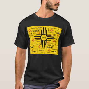 Repeating Words x 2 Plus Your Name Santa Fe NM Tシャツ