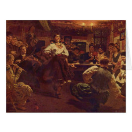 RepinカードによるVechornytsiaのウクライナのクリスマス