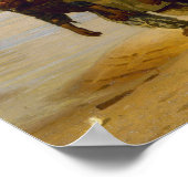 Repin - Barge Haulers On Volga ポスター (角)