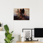 Repin - Follow Me Satan 1895 ポスター (ホームオフィス)