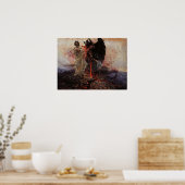 Repin - Follow Me Satan 1895 ポスター (キッチン)