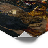 Repin - Sultan Mehmed IV 1896に応答するコサック ポスター (角)