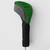 Replace Logo Custom Personalized Golf Club ゴルフヘッドカバー (アングル)