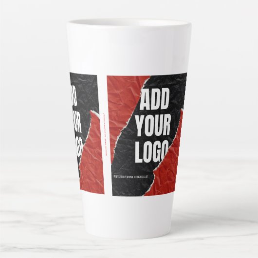 Replace this text with your own photo or message カフェラテマグ (正面)