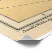 Replica Map of Pre World War I Europe ポスター (角)