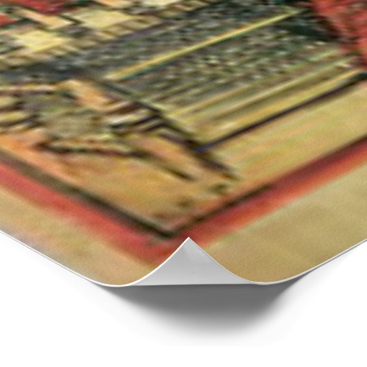 REPLICA Poster of the First Sherlock Holmes Story ポスター (角)