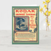 Replica Vintageイメージ、Kodak Brownie、初期広告 カード (黄色い花)