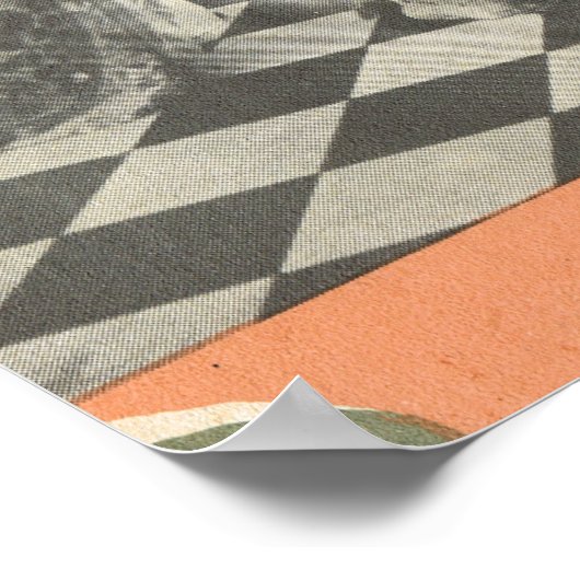 Replica vintage image, Marrakesh, Maroc ポスター (角)