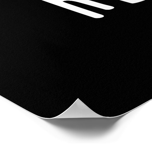 Replicat おもしろい Replicated Cat Pun Dark BG ポスター (角)