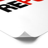 REPOOBLICAN絵文字 - - ポスター (角)