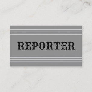 Reporter名刺 名刺