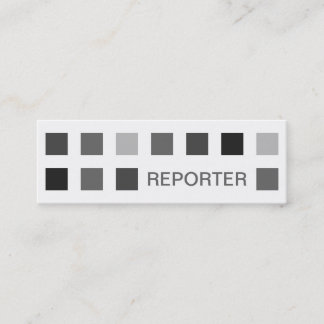 REPORTER (モダン正方形) スキニー名刺