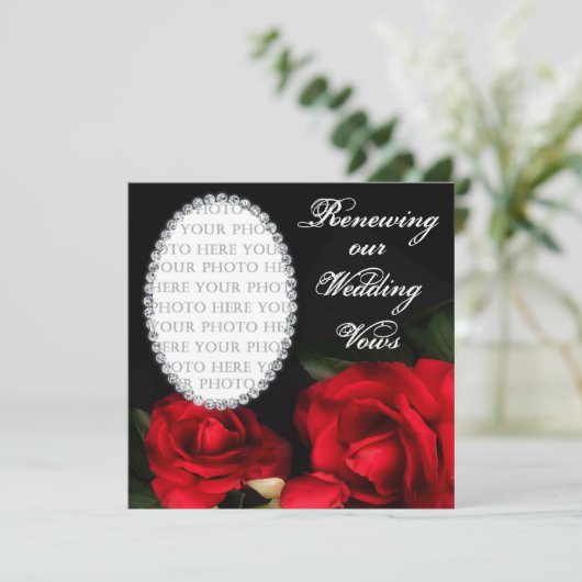 REPORTING 結婚's Vows -招待状- Oval Photo 招待状 (スタンド正面)