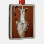 repousseのデザインのチョコレートポット、 メタルオーナメント (右)