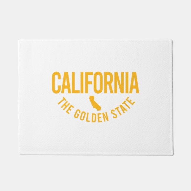 REPPIN’  CALIFORNIA ドアマット (正面)