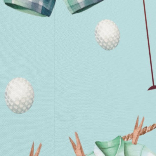 reppy Little Golfer Clothesline on light blue 壁紙 (縫い目)
