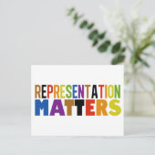 Representation Matters レインボーダイバーシティ ポストカード (スタンド正面)