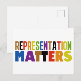 Representation Matters レインボーダイバーシティ ポストカード