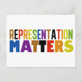 Representation Matters レインボーダイバーシティ ポストカード (正面)