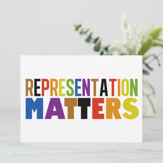 Representation Matters レインボー・ダイバーシティカード (スタンド正面)