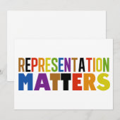 Representation Matters レインボー・ダイバーシティカード (正面/裏面)