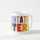 Representation Matters Rainbow Diversity コーヒーマグカップ (正面右)