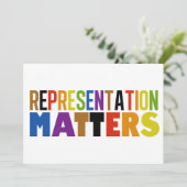 Representation Matters Rainbow Diversity Card (スタンド正面)