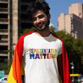 Representation Matters Rainbow Diversity Pride Tシャツ