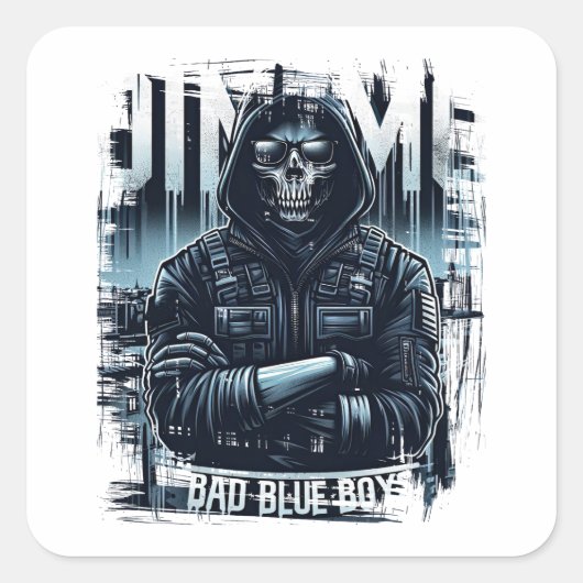 Representation of Zagreb's passionate ultras スクエアシール (正面)