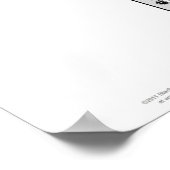 Reprintable Church Bulletin Master Template ポスター (角)