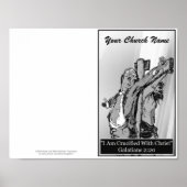 Reprintable Church Bulletin Master Template ポスター (正面)