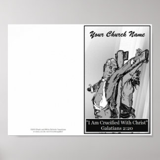Reprintable Church Bulletin Master Template ポスター