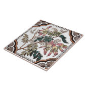 Reproアンティークビクトリアンフローラ転送 タイル (側面)