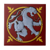 ReproゴシックRampanding Lion (顔右) 1 / 2 タイル (正面)