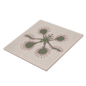 Reproヴィンテージフローラプリントタイル タイル (側面)