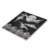 Reproヴィンテージミントン白黒英語タイル タイル (側面)