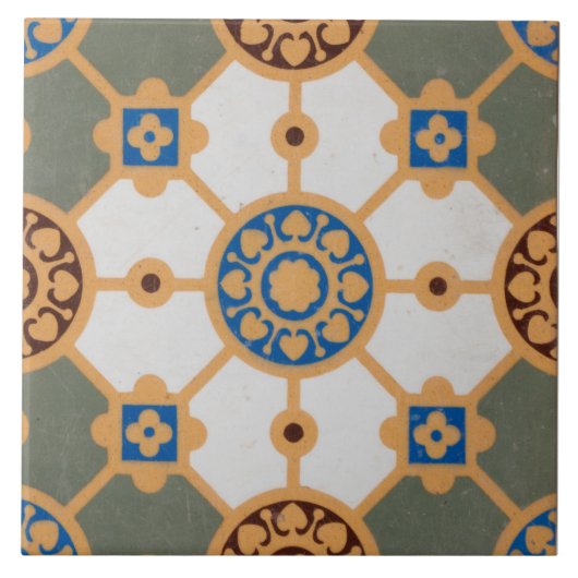 Reproヴィンテージミントン英語 タイル (正面)