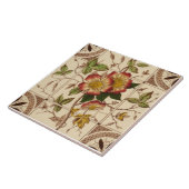 Repro 1885ブース美的ワイルド·バラ·トランスフェア タイル (側面)