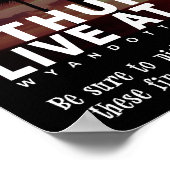 Reproduction Concert Poster ポスター (角)