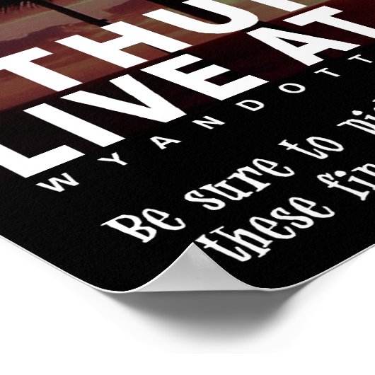 Reproduction Concert Poster ポスター (角)