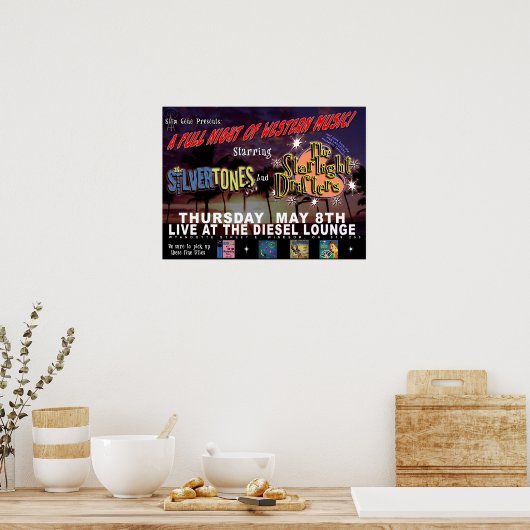 Reproduction Concert Poster ポスター (キッチン)